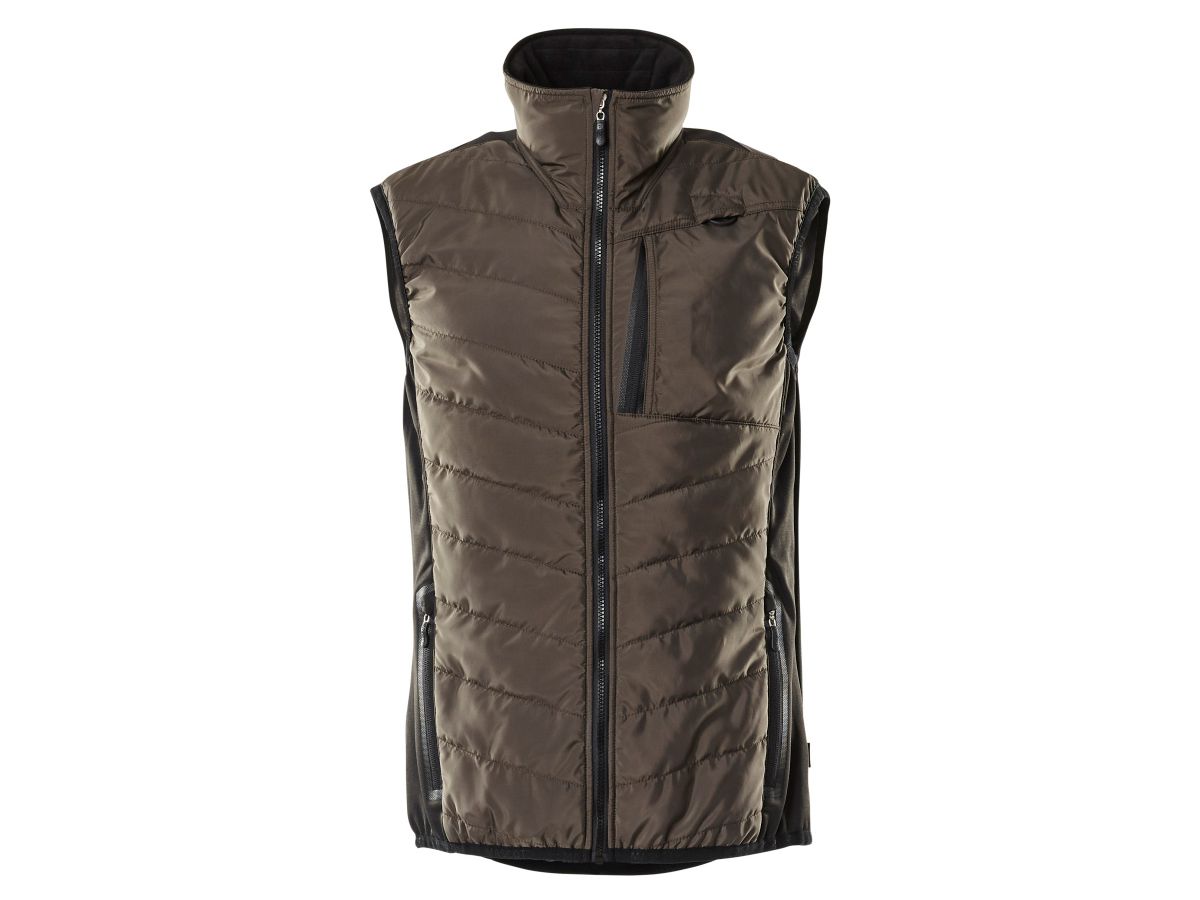 Thermoweste mit CLIMASCOT Gr. 2XL - dunkelanthr./schwarz 100% PES, 240 g/m2