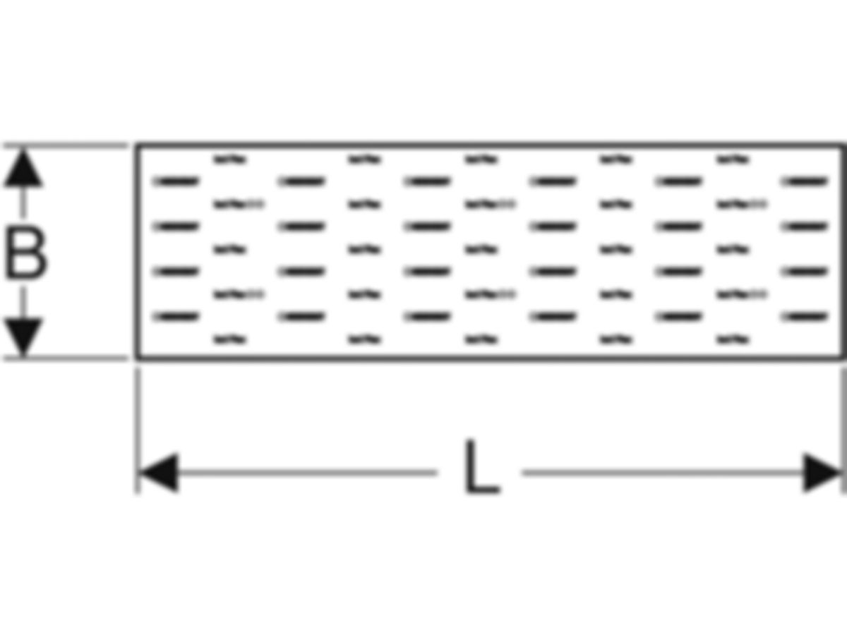 Geberit Rohrzuschnitte Isol Flex - B 41 x L 118 (selbstklebend)