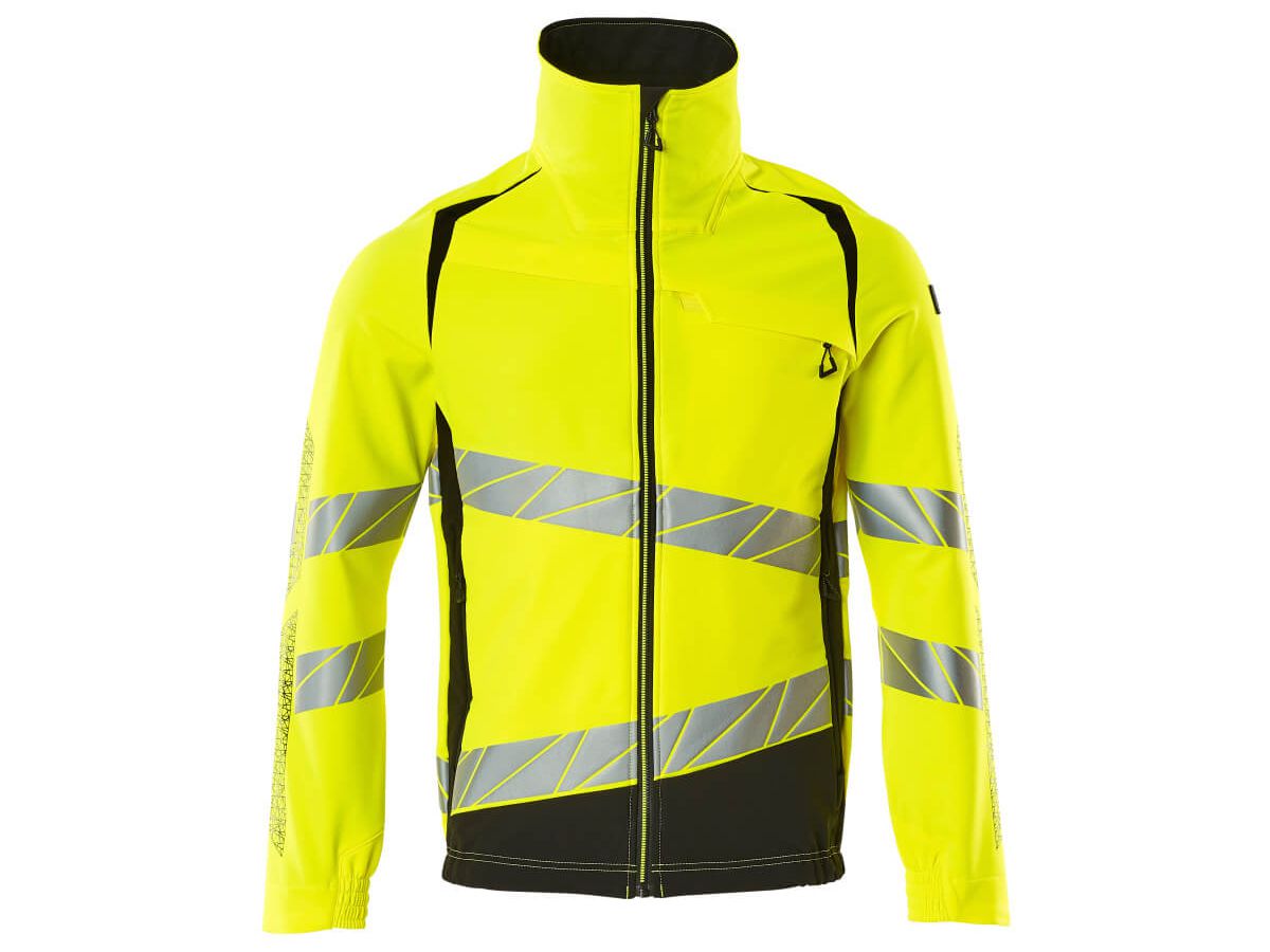 Jacke ultimate Stretch, Gr. 3XL - hi-vis gelb/schwarz