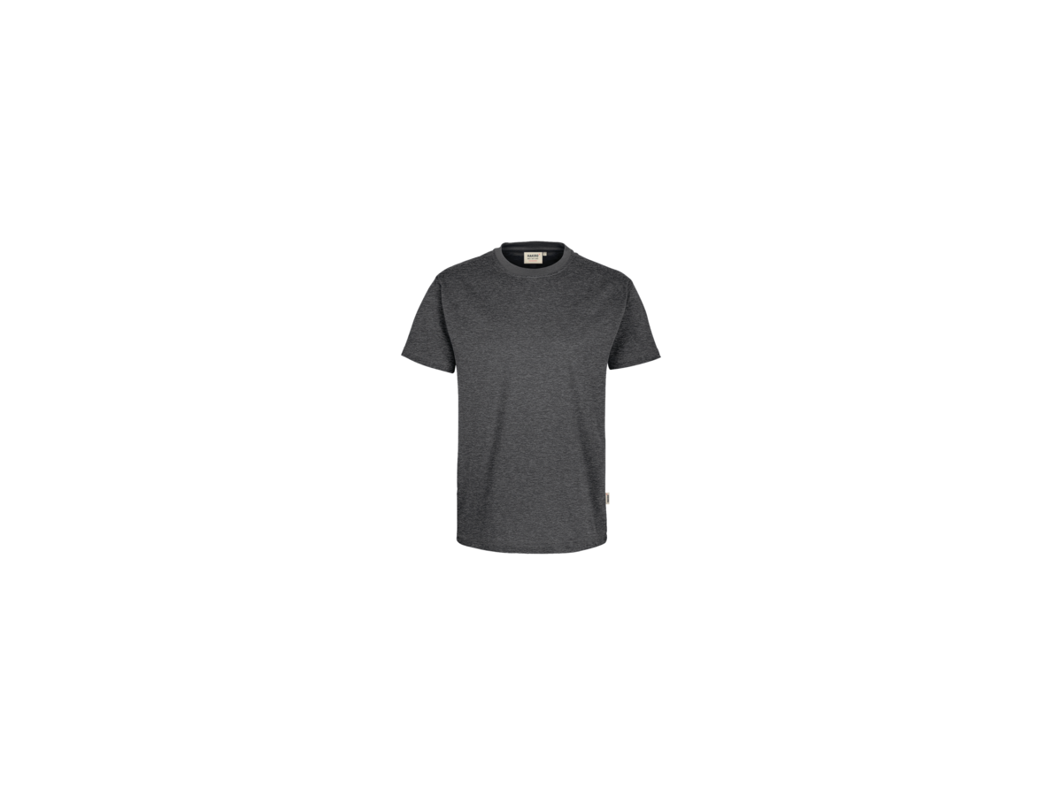 T-Shirt Perf. Gr. 6XL, anthrazit meliert - 50% Baumwolle, 50% Polyester, 160 g/m²