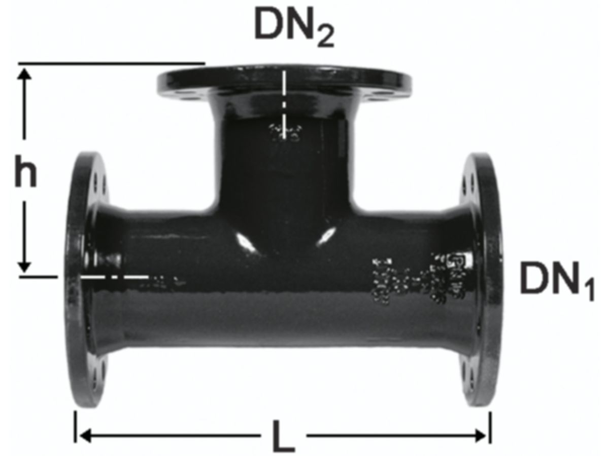 HD-Flanschen-T PN16 Fig. 2040