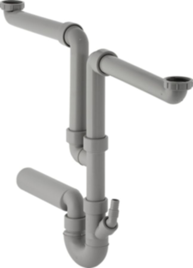 Geberit PE Spültischsifongarnitur 2-tlg.