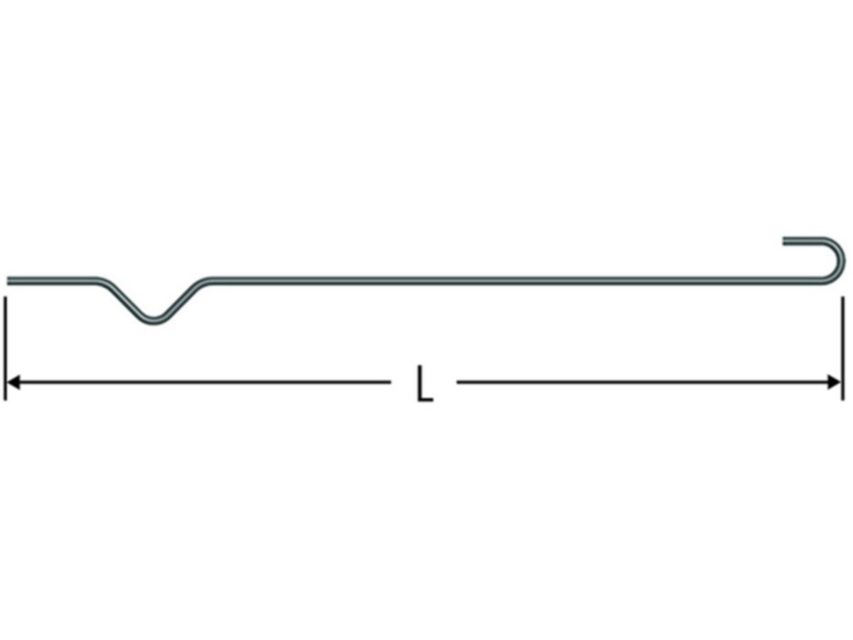 Optiflex Halteeisen - passend zu Einlegehilfen 8758,8759,8769
