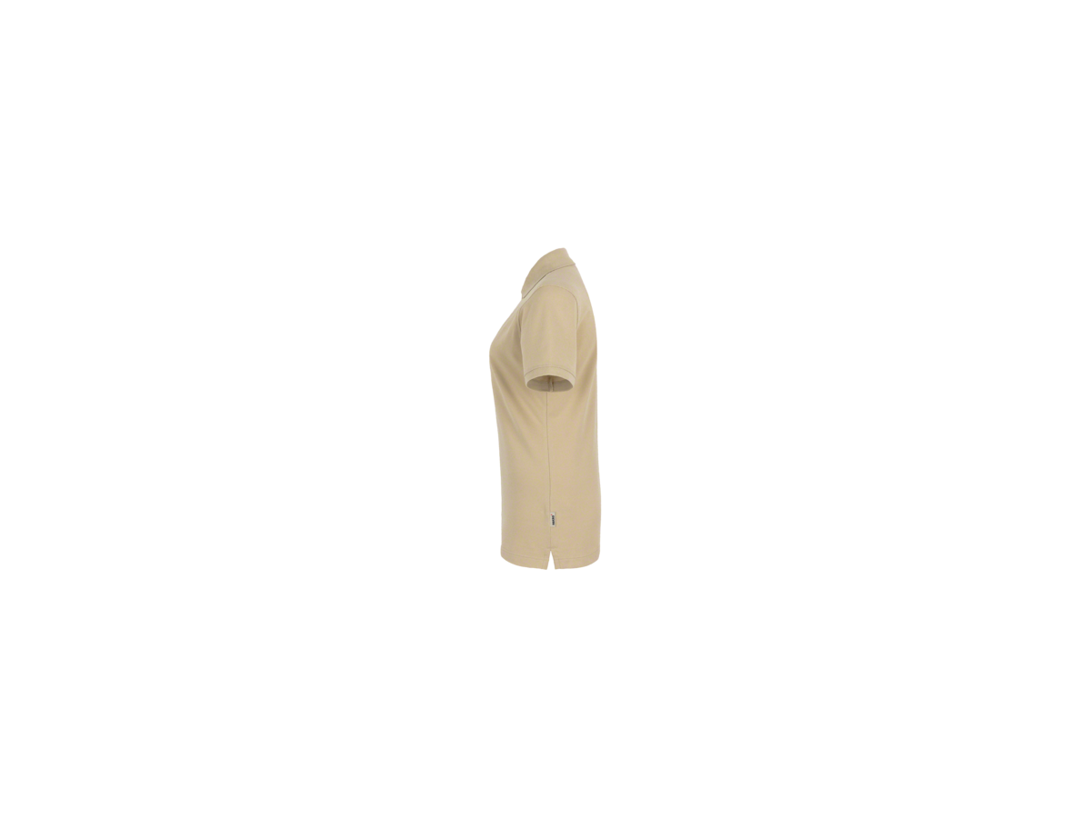 Damen-Poloshirt Top Gr. S, sand - 100% Baumwolle, 200 g/m²