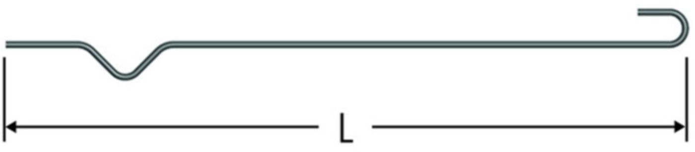 Optiflex Halteeisen - passend zu Einlegehilfen 8758,8759,8769