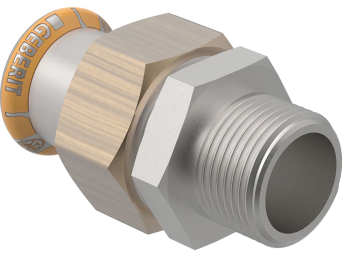 Mapress Therm Übergangsverschraubung AG - d=28mm, R=1"