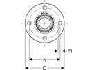 Flansche mit Presseinheit - GEBERIT FlowFit D 16.0 cm