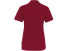 Damen-Poloshirt Perf. Gr. M, weinrot - 50% Baumwolle, 50% Polyester, 200 g/m²