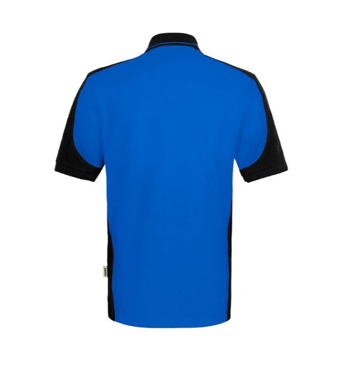 Hakro Poloshirt Contrast Mikral. Gr. 3XL - royalblau/schwarz