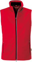 Light-Softshellweste Edmonton XL rot - 100% Polyester, 170 g/m²