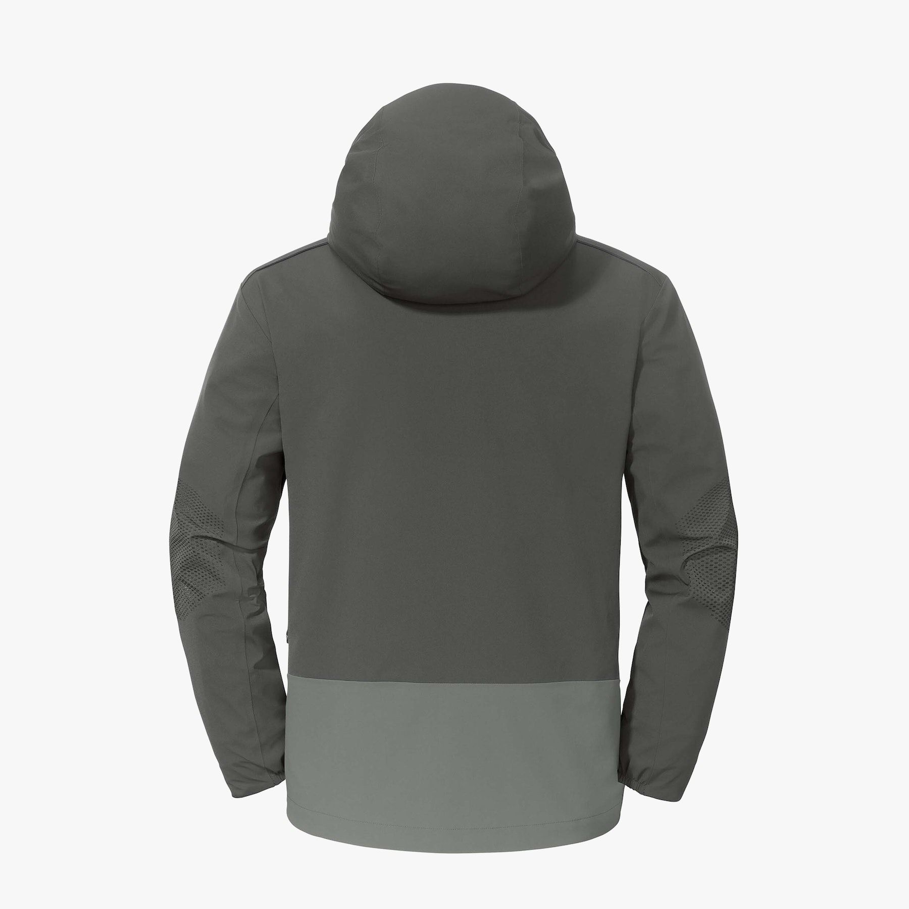 Wetterschutzjacke Zipln Herren Gr. XL - 88%Nylon 12%Elasthan, grau
