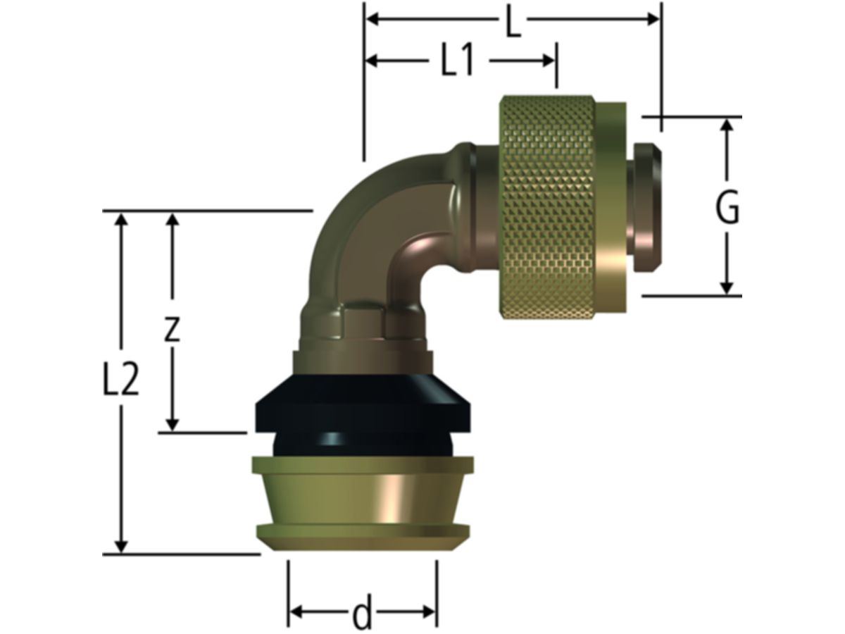 Optiflex-Flowpress-Bogen - auf Masterfix-Anschluss