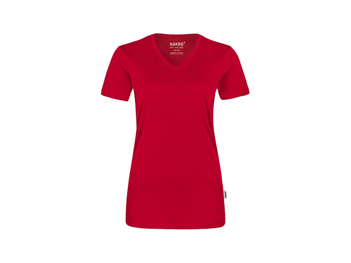 Damen-V-Shirt COOLMAX - 100% Polyester, 130 g/m²