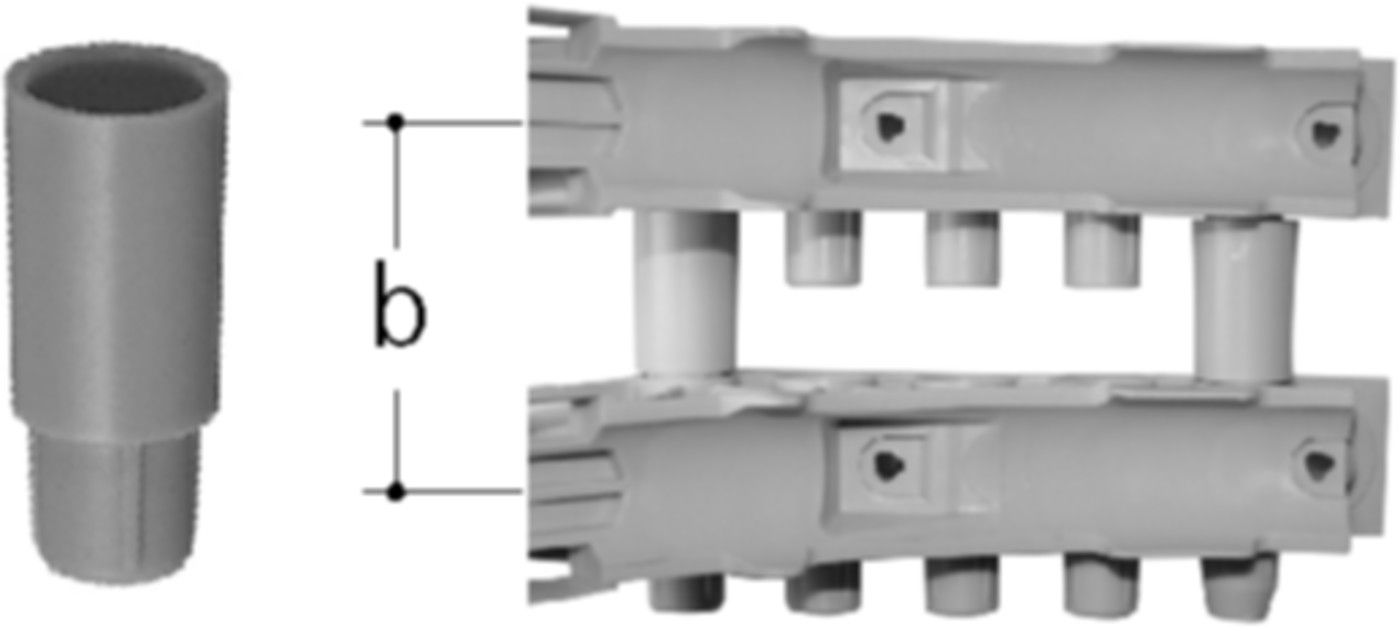 Sanipex Distanzstück zu Rohrstütze