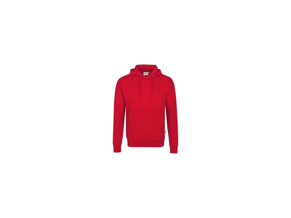 Kapuzen-Sweatshirt Premium Gr. XS, rot - 70% Baumwolle, 30% Polyester, 300 g/m²