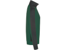 Zip-Sweatsh. Co. Perf. 4XL tanne/anth. - 50% Baumwolle, 50% Polyester, 300 g/m²