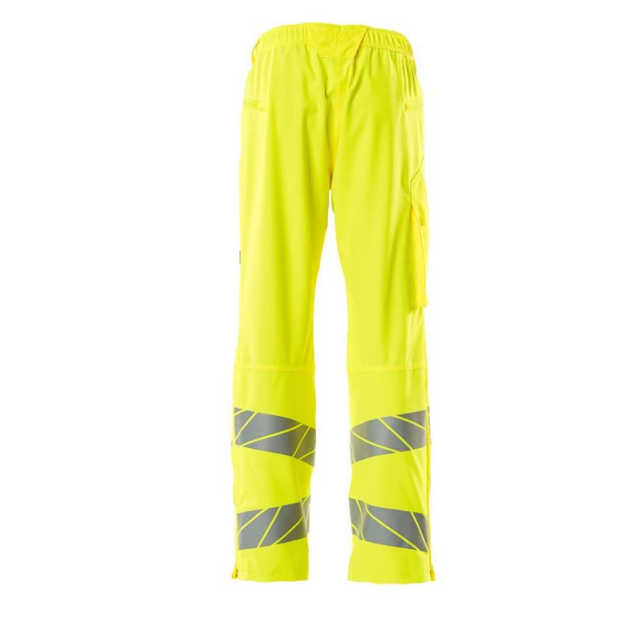 Überziehhose, Gr. M - hi-vis gelb, mit leichtem Futter