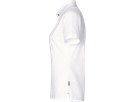 Damen-Poloshirt Cotton-Tec 3XL weiss - 50% Baumwolle, 50% Polyester, 185 g/m²