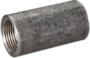 Rohrmuffe schwarz lang