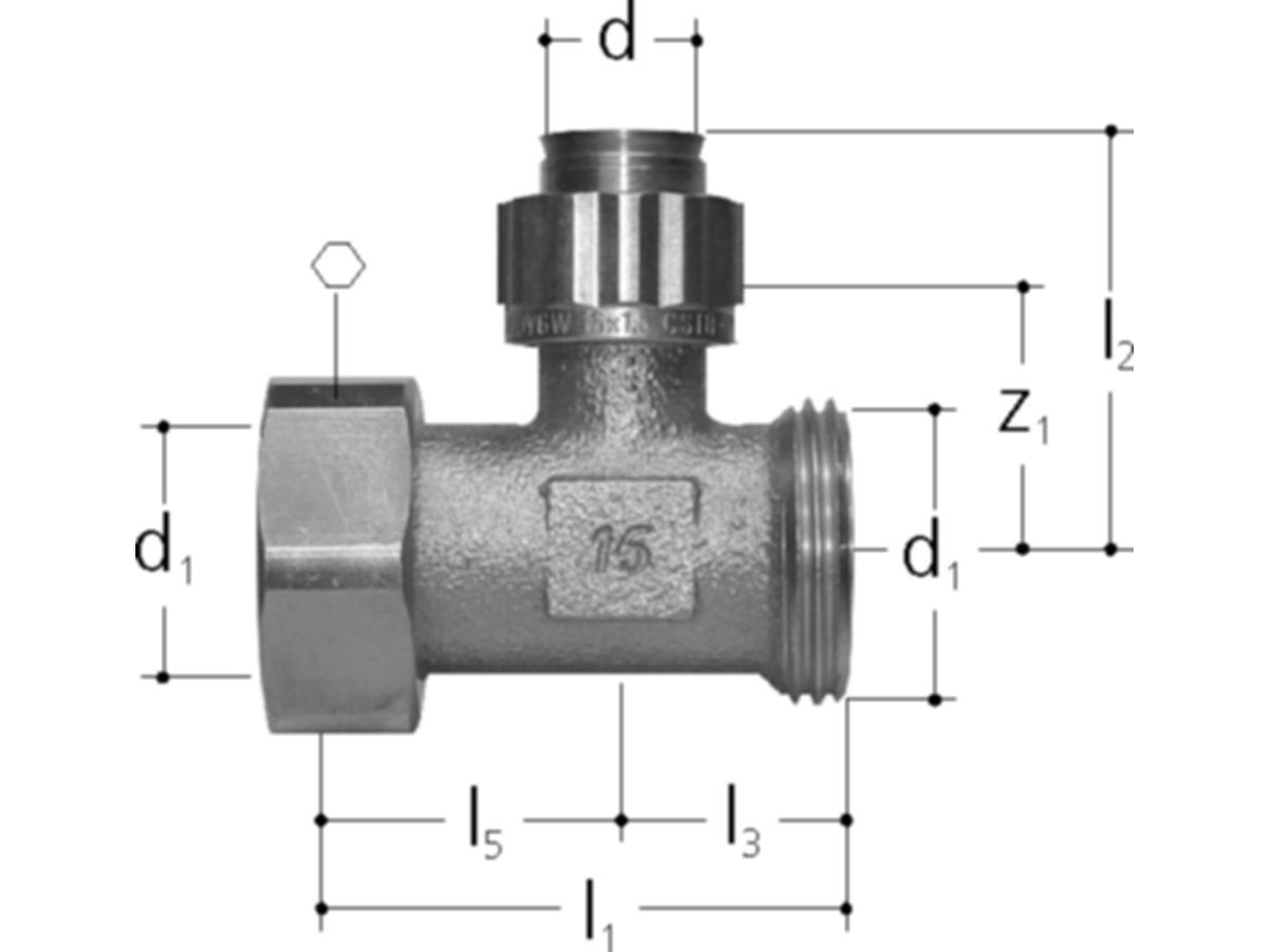 Sanipex Verteiler 1-fach