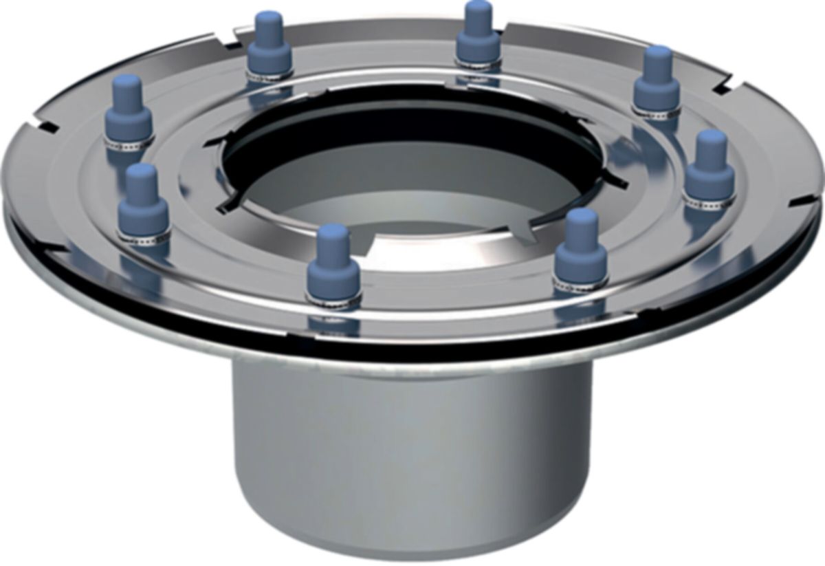 Geberit Aufsatz Pressdichtungsflansch - zu Bodenablauf 13 x 13 cm