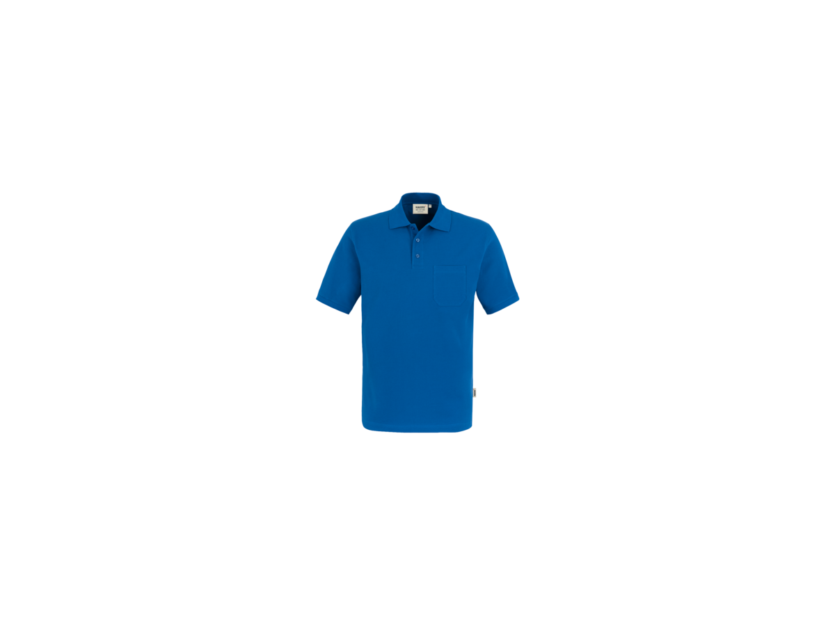 Pocket-Poloshirt Top Gr. XS, royalblau - 100% Baumwolle, 200 g/m²