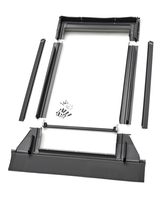 Austausch-Eindeckrahmen - Velux EL, für flache Bedachungsmat.