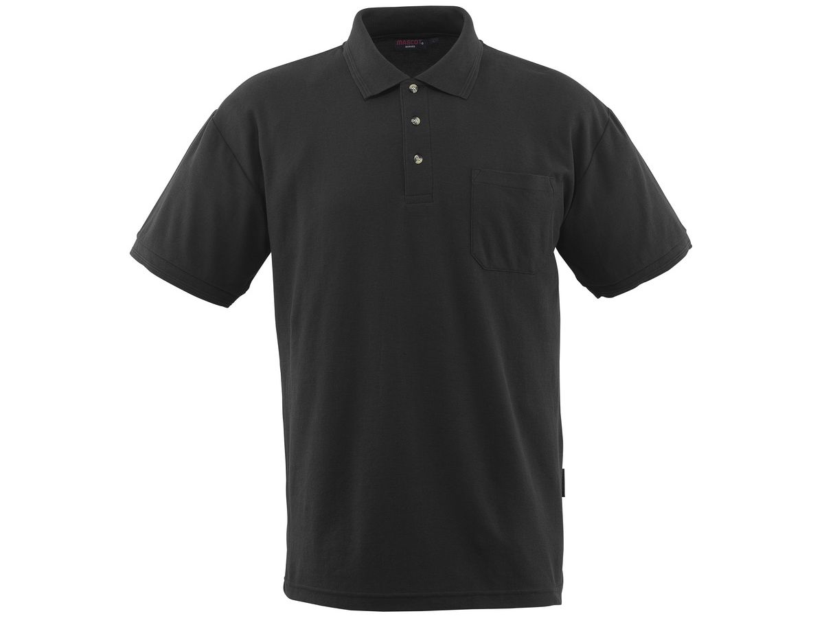 Borneo Polo Shirt schwarz Gr. XL - 60% Baumwolle / 40% Polyester