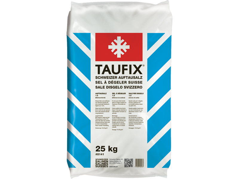 Streusalz TAUFIX, Sack à 25 kg - 1 Pal. à 32 Sack
