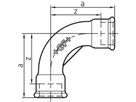 Bogen +GF+ schw. Nr. 2 3/4"