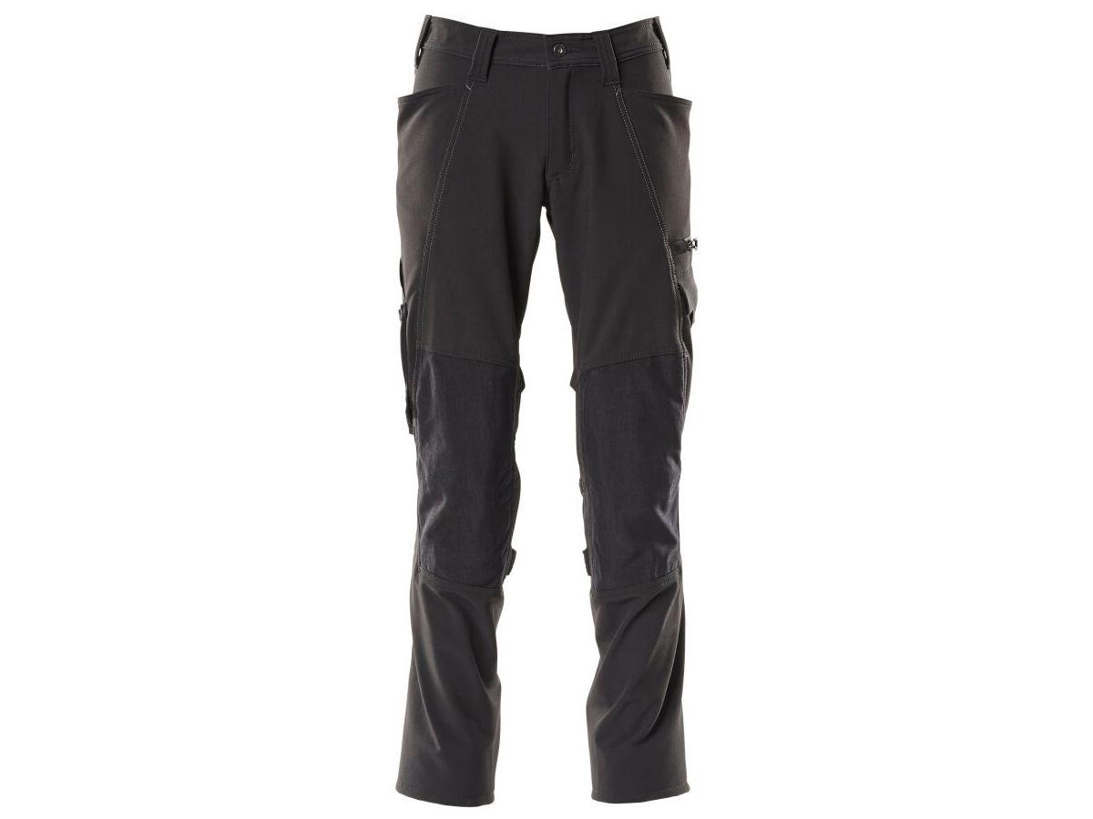 Hose mit Knietaschen, Stretch, Gr. 82C51 - schwarzblau, 88% PES / 12% EOL