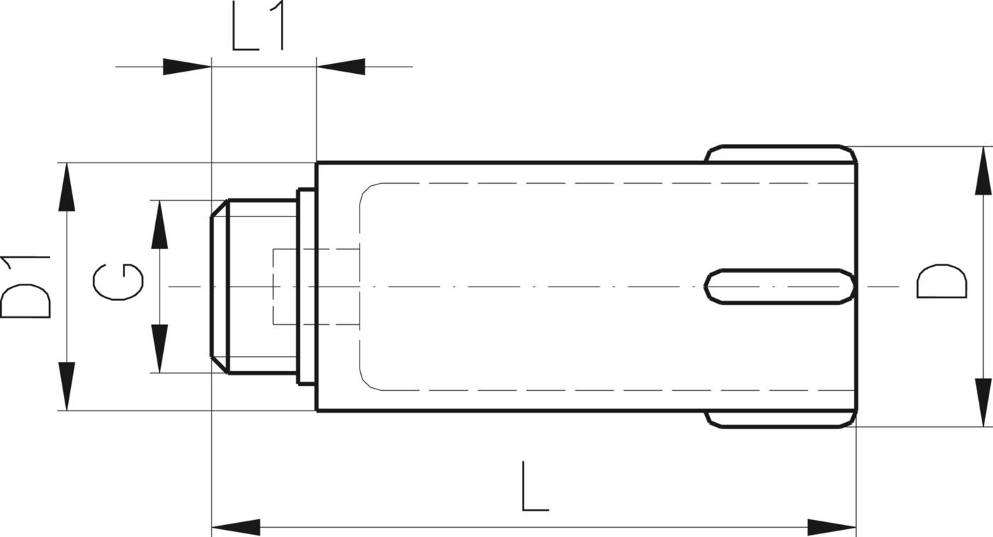 Abpress-Einmauerzapfen PVC-U - Dichtung EPDM