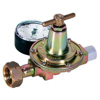 Druckregler mit Manometer 0-4bar - A=3/8" links