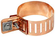 Kontaktbride für Dachwasser-Ablaufrohr - verstellbar