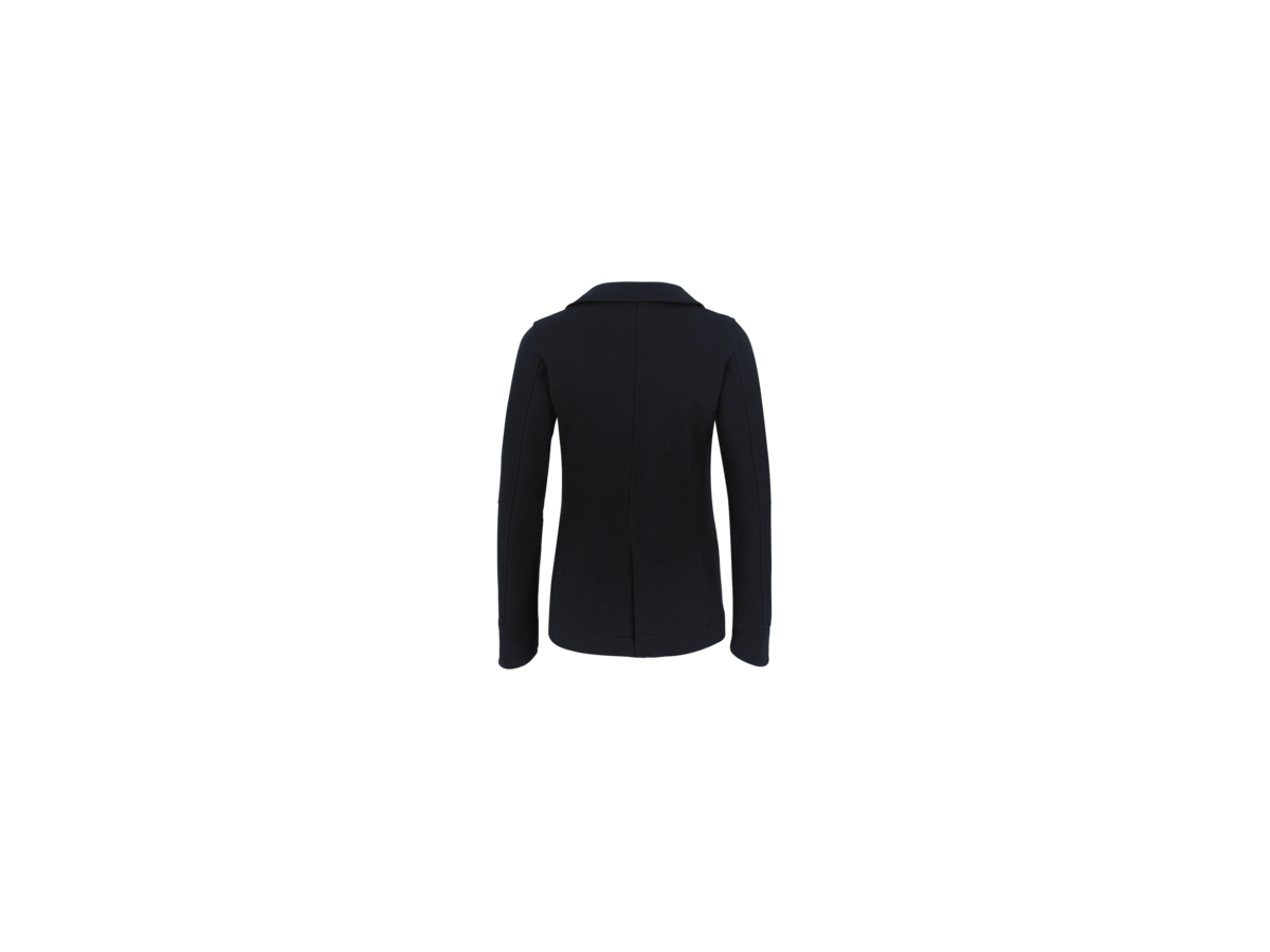 Damen-Sweatblazer Premium Gr. L, schwarz - 70% Baumwolle, 30% Polyester