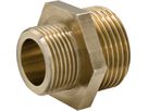 Doppelnippel reduziert 11/4" x 1" - flachdichtend Messing