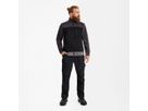 ENTIRE Midlayer-Cardigan Gr. 5XL - Schwarz/Anthrazit Grau