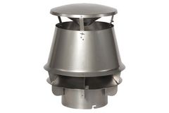 Aspira Kaminhut 2000 ø 180 mm, Inox - 528 x 375 mm