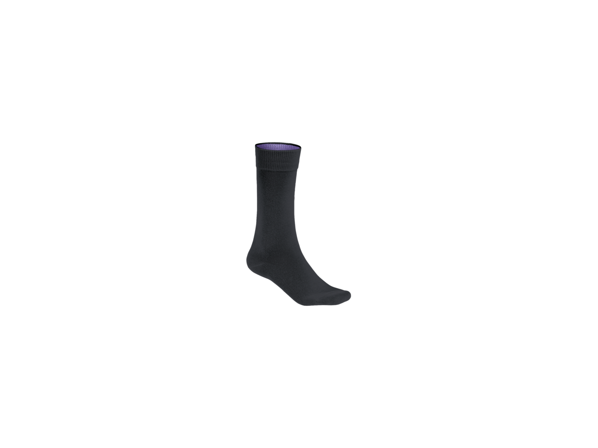 Socken Premium Gr. M, schwarz - 85% Baumwolle, 12% Polyamid und 3% Elast
