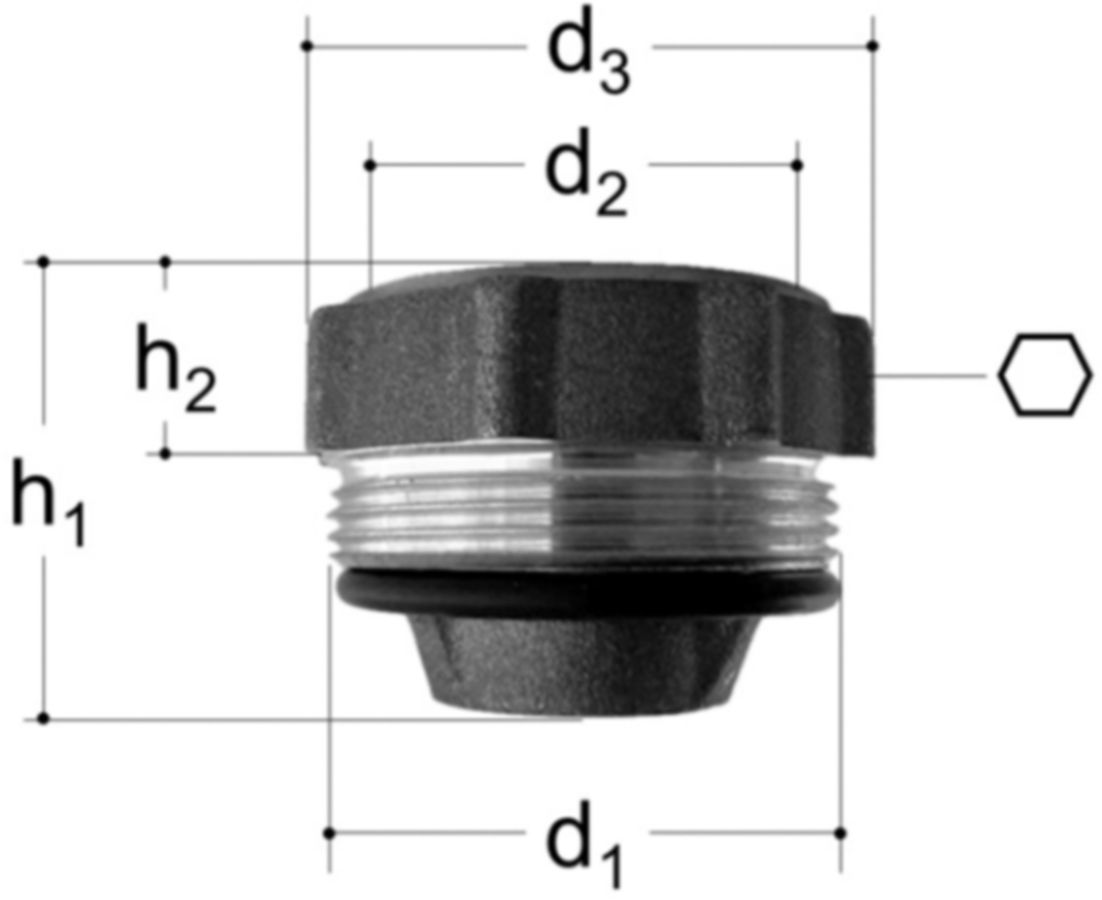 Adapter JRG TR30x1.5 x M36x1.5 X1040.240 - 1/2" + 3/4" (1045.320) bis Jahr 2008