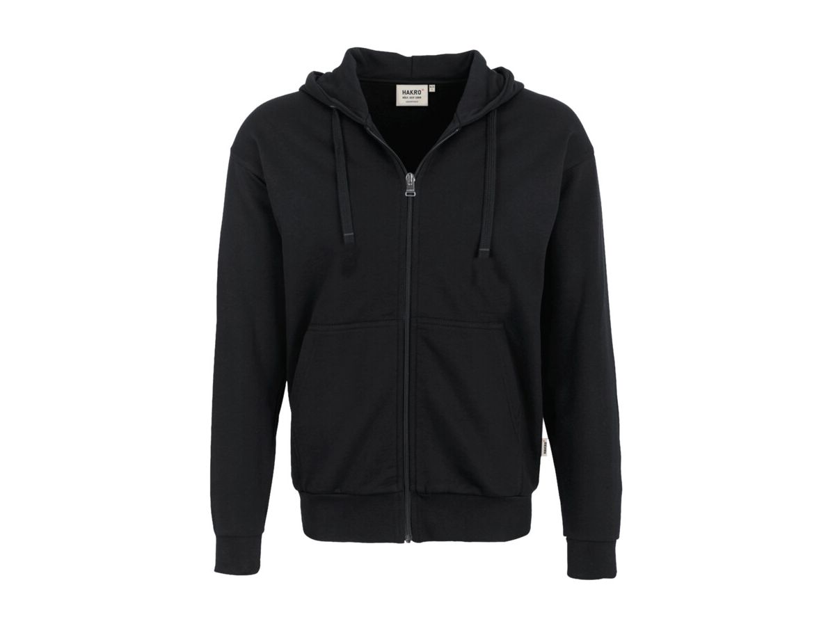 Kapuzen-Sweatjacke Premium, Gr. 4XL - schwarz