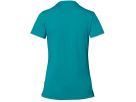 Cotton Tec Damen V-Shirt, Gr. L - smaragd
