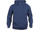 CLIQUE BASIC Hoody Junior Gr. 160 - dunkelmarine, 65% PES / 35% CO, 280 g/m²