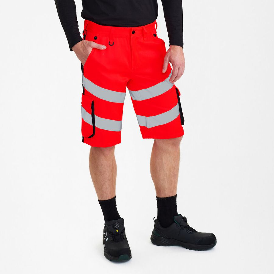 Safety Light Shorts Gr. 50 - rot/schwarz