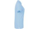 Damen-Poloshirt Perf. Gr. 4XL, eisblau - 50% Baumwolle, 50% Polyester, 200 g/m²