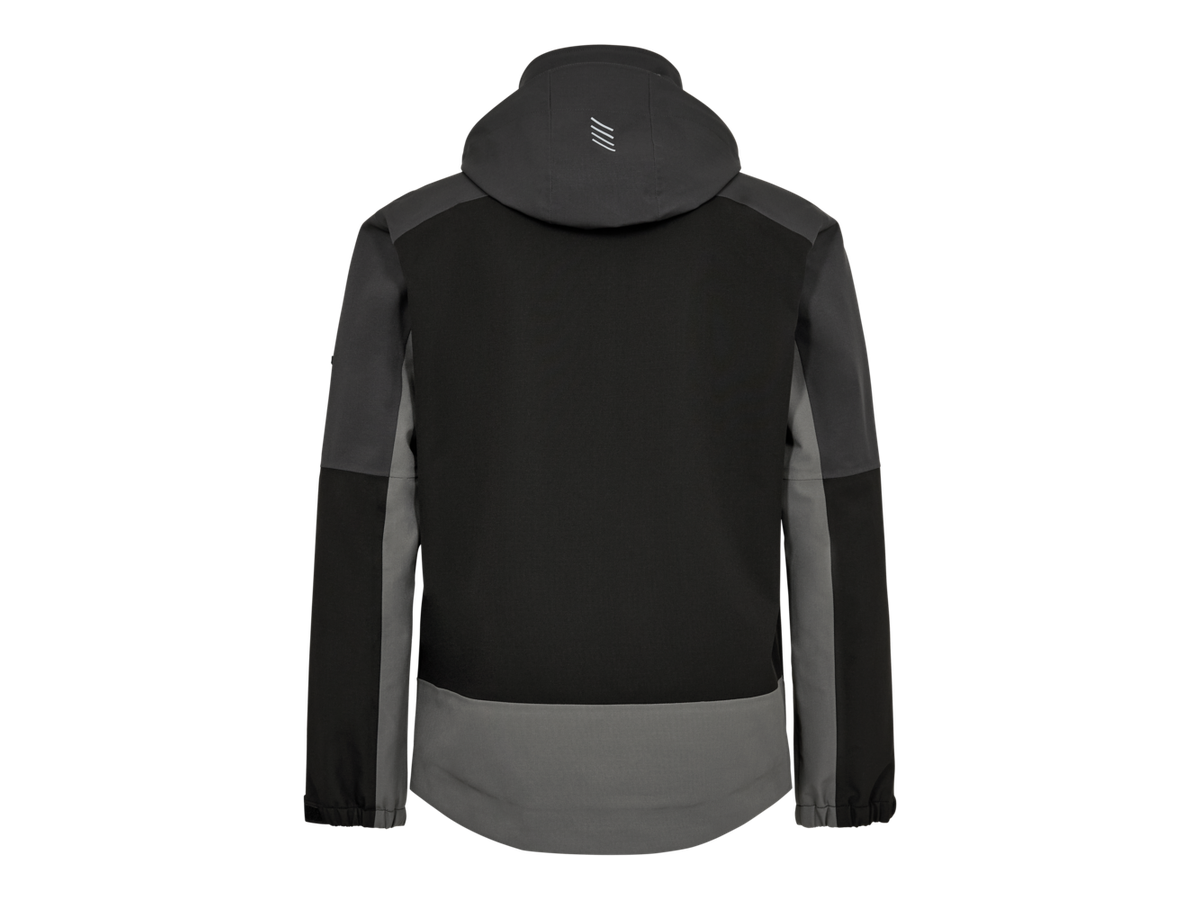 ENTIRE Shelljacke Gr. XS - Schwarz/Anthrazit Grau
