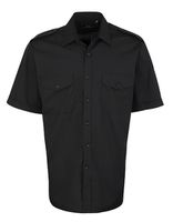 Pilot Shirt Shortsleeve - 65% PES / 35% CO, 105 g/m2