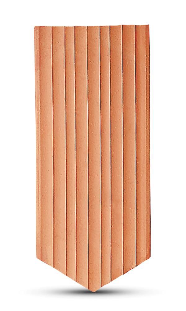 Biberschwanz Ziegel Antik spitz braun
