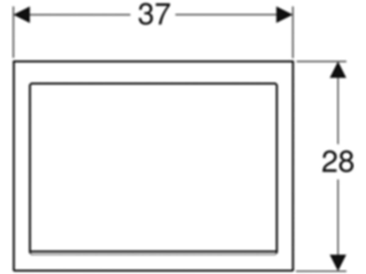 Geberit GIS Rohbaubox - für ONE Spiegelschrank