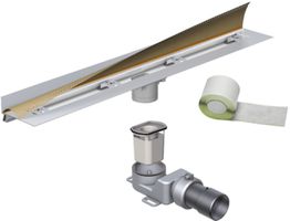 Duschenrinne AquA SwissLine Flex - komplett